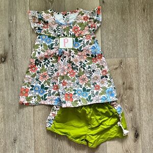 4T matching Smock Set for Girls.